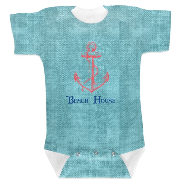 Custom Chic Beach House Baby Bodysuit 3-6