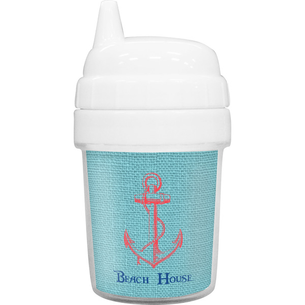 Custom Chic Beach House Baby Sippy Cup