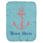 Chic Beach House Baby Swaddling Blanket