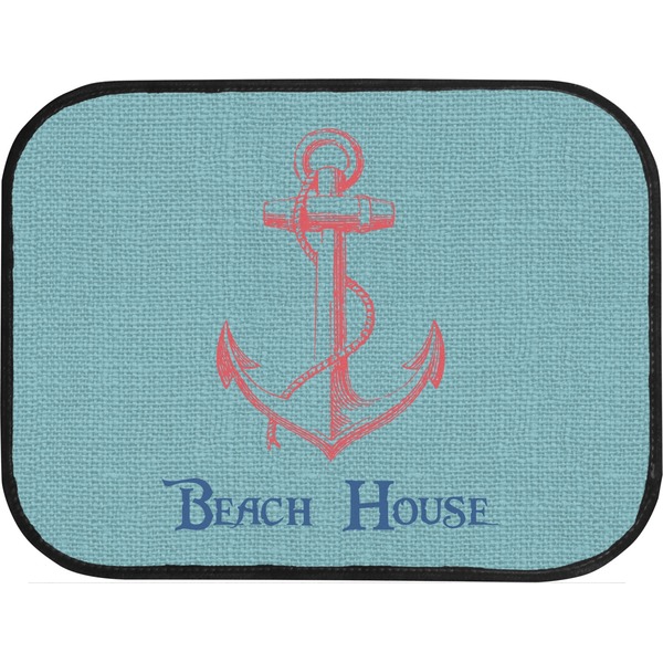 Chic Beach House Back Seat Car Mat