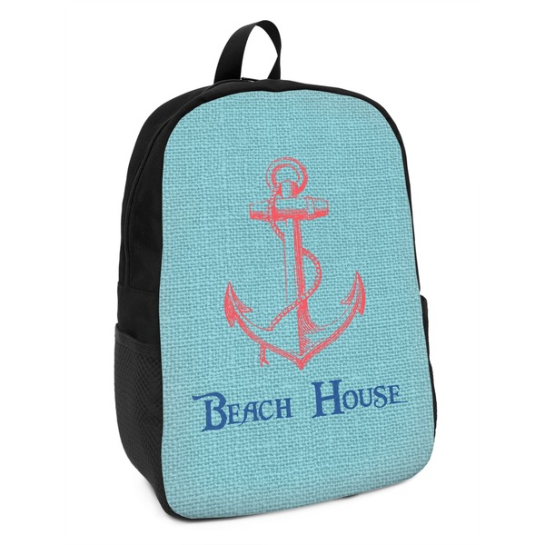 Custom Chic Beach House Kids Backpack