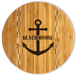 Chic Beach House Bamboo Cutting Board