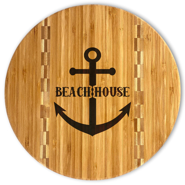 Custom Chic Beach House Bamboo Cutting Board