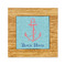 Chic Beach House Bamboo Trivet with 6" Tile - FRONT