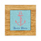 Chic Beach House Bamboo Trivet with Ceramic Tile Insert