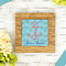 Chic Beach House Bamboo Trivet with 6" Tile - LIFESTYLE