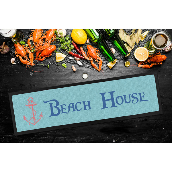 Chic Beach House Bar Mat - Large - LIFESTYLE