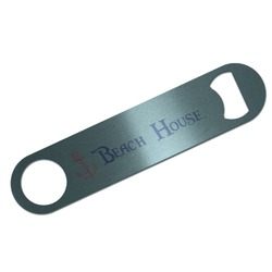 Chic Beach House Bar Bottle Opener - Silver