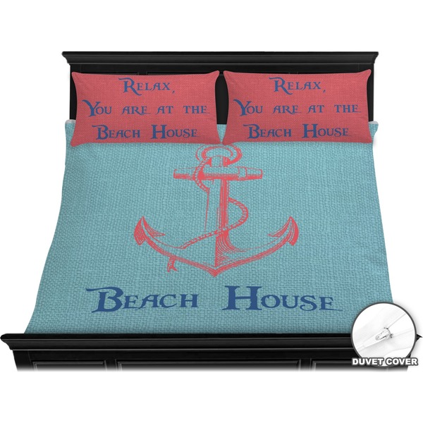 Chic Beach House Bedding Set (King) - Duvet