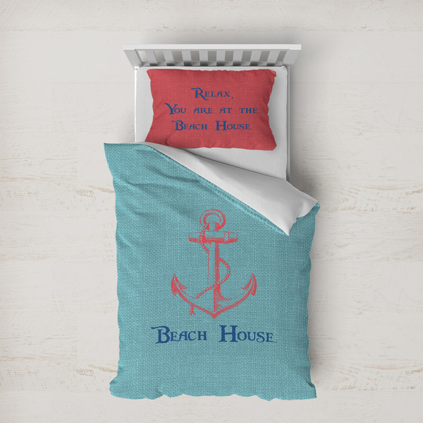 Custom Chic Beach House Duvet Cover Set - Twin XL