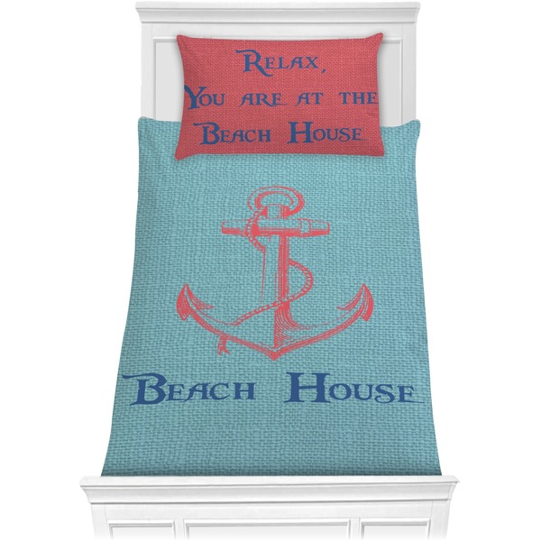 Custom Chic Beach House Comforter Set - Twin XL
