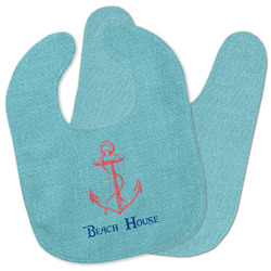 Chic Beach House Baby Bib
