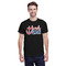 Chic Beach House Black Crew T-Shirt on Model - Front