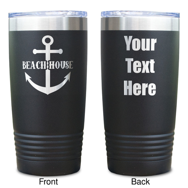 Chic Beach House Black Polar Camel Tumbler - 20oz - Double Sided  - Approval