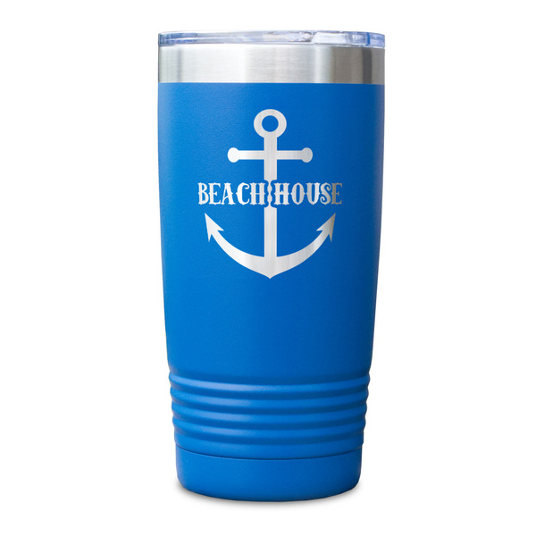 Chic Beach House Blue Polar Camel Tumbler - 20oz - Single Sided - Approval