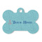 Chic Beach House Bone Shaped Dog ID Tag