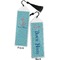 Chic Beach House Bookmark with tassel - Front and Back