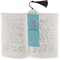 Chic Beach House Bookmark with tassel - In book