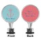 Chic Beach House Bottle Stopper - Front and Back