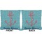 Chic Beach House Burlap Pillow Approval