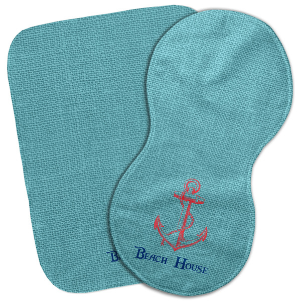 Custom Chic Beach House Burp Cloth