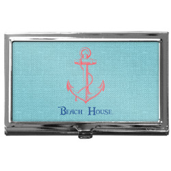 Chic Beach House Business Card Case