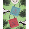 Chic Beach House Canvas Tote Lifestyle Front and Back- 13x13