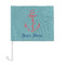 Chic Beach House Car Flag - Large - FRONT