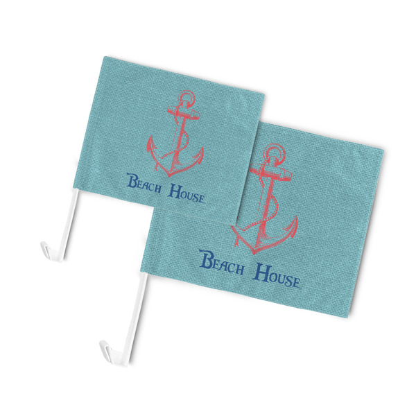 Chic Beach House Car Flags - PARENT MAIN (both sizes)