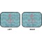 Chic Beach House Car Floor Mats (Back Seat) (Approval)