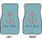 Chic Beach House Car Mat Front - Approval