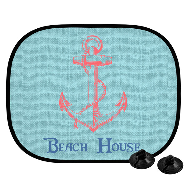 Custom Chic Beach House Car Side Window Sun Shade