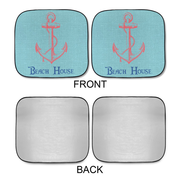Chic Beach House Car Sun Shades - APPROVAL