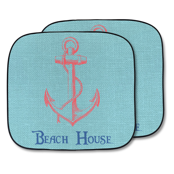 Custom Chic Beach House Car Sun Shade - Two Piece