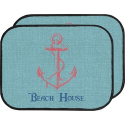 Chic Beach House Car Floor Mats (Back Seat)