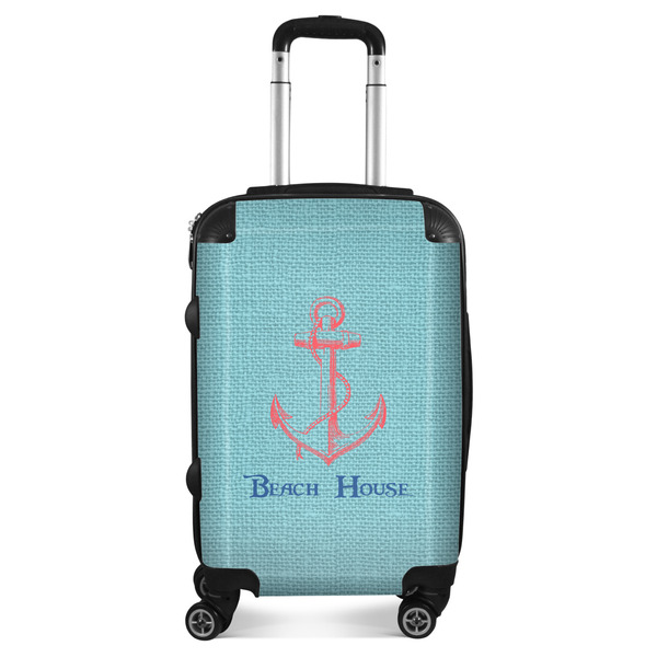 Custom Chic Beach House Suitcase - 20" Carry On