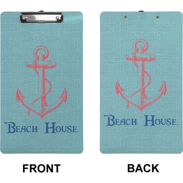 Chic Beach House Clipboard (Legal) (Front + Back)