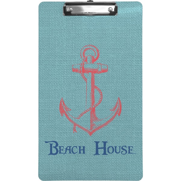 Custom Chic Beach House Clipboard (Legal Size)