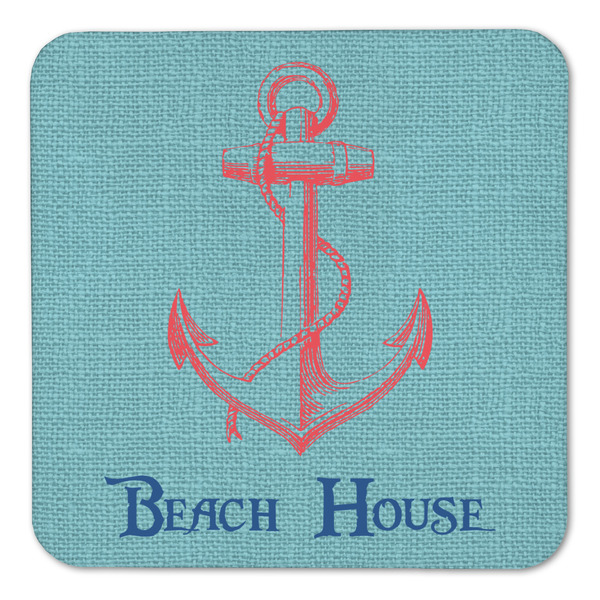 Chic Beach House Coaster Set - FRONT (one)