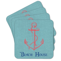 Chic Beach House Cork Coaster - Set of 4