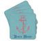 Chic Beach House Cork Coaster - Set of 4