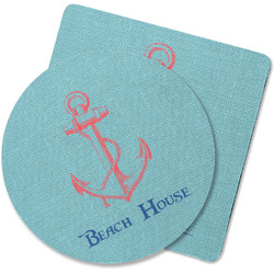 Chic Beach House Rubber Backed Coaster