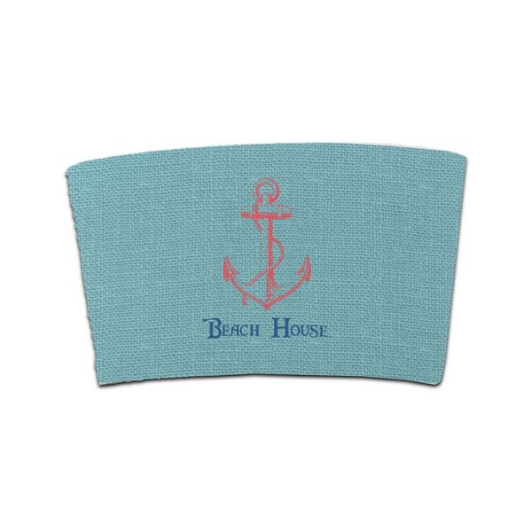 Custom Chic Beach House Coffee Cup Sleeve