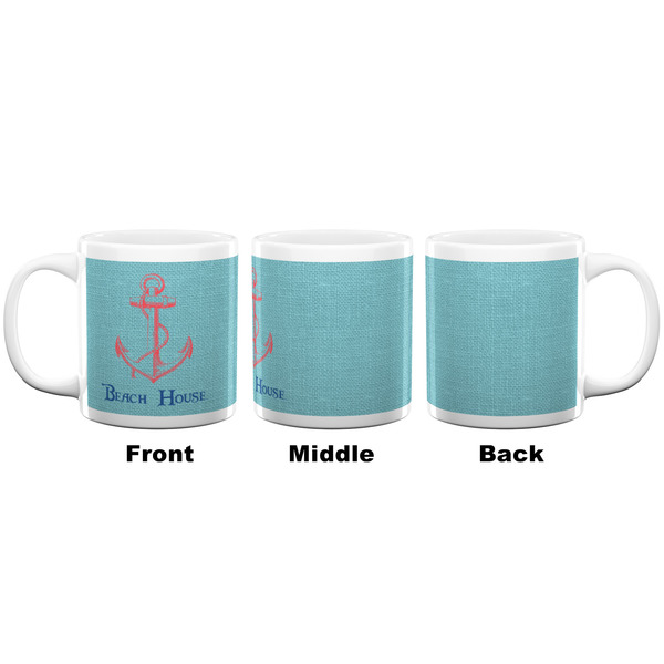 Chic Beach House Coffee Mug - 20 oz - White APPROVAL