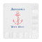 Chic Beach House Embossed Decorative Napkin - Front View