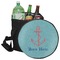 Chic Beach House Collapsible Personalized Cooler & Seat