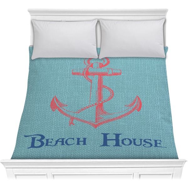 Custom Chic Beach House Comforter - Full / Queen