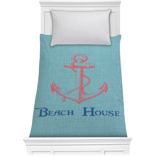 Custom Chic Beach House Comforter - Twin XL