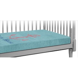 Chic Beach House Crib Fitted Sheet