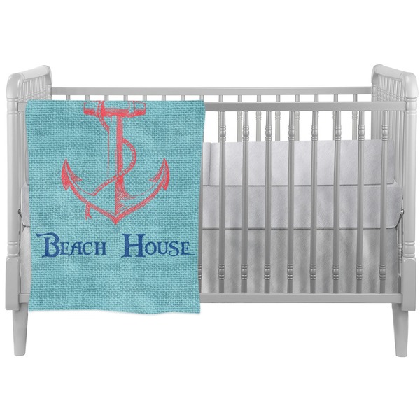 Custom Chic Beach House Crib Comforter / Quilt